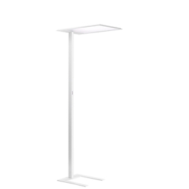Lampadaire LED PiL, intensité lumineuse variable par bouton-poussoir, lumière directe/indirecte, 94 W, 11430 lm, 4000 K, blanc