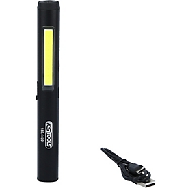 Lampe d'inspection à bande LED COB de 350 lumens avec spot UV LED et pointeur laser