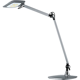 Lampe de bureau LED E-Motion, avec circuit capteur, 3 températures de couleur, argent