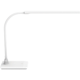 Lampe de bureau LED MAULpirro, puissance 7 W, variateur à 4 niveaux, 390 lm, orientable, blanc