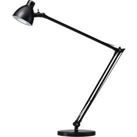 Lampe de bureau LED Valencia, noir