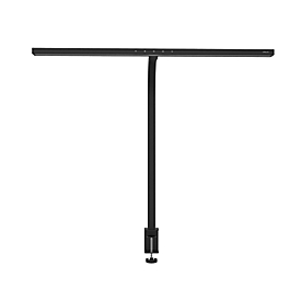 Lampe de table LED Unilux STRATA LUMINO, 24 W, 293 lm, 3 000-6 500 K, intensité réglable, hauteur et inclinaison réglables, orientable, fonction de luminothérapie, aluminium, noir