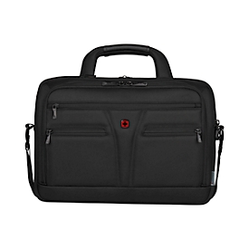 Laptop Tasche Wenger BC Star, 18 l, für Laptops bis 16", Laptopfach, RFID-Schutz, Trolleybefestigung, L 200 x B 410 x H 290 mm, Polyester, schwarz