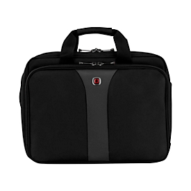 Laptop Tasche Wenger Legacy 16, Laptops bis 16", Laptopfach, Trolleybefestigung, B 400 x H 310 x L 180 mm, 15 l, Polyester/Nylon, schwarz/grau