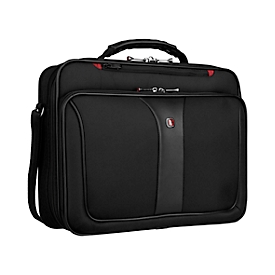 Laptop Tasche Wenger Legacy, Laptop bis 15", 2 Hauptfächer, Organizer, Trolleybefestigung, B 410 x H 300 x L 110 mm, 15 l, Polyester, schwarz