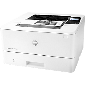 Laserdrucker HP LaserJet Pro M404dn, schwarz-weiss, USB-/netzwerkfähig, Duplex, bis A4
