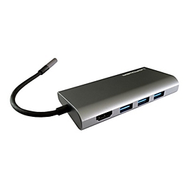 LC Power LC-HUB-C-MULTI-5 - Dockingstation - USB-C - HDMI - 1GbE