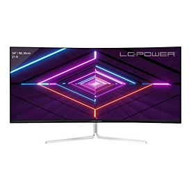 LC Power LC-M34-UWQHD-100-C-V3 - LED-Monitor - gebogen - 86.4 cm (34") - 3440 x 1440 UWQHD @ 100 Hz - VA