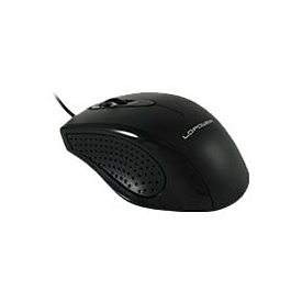 LC Power M710B - Maus - optisch - kabelgebunden - USB - Schwarz