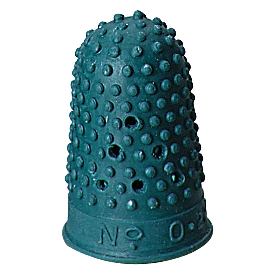 Leaf turner with fine rubber knobs, size 1, Ø 15 mm, 10 pieces