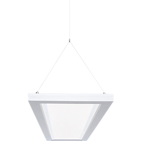 LED pendant luminaire Dotlux OFFICE, power 54 W, 5670 lm, 3000-5500 K, 3-level dimmable, signal white RAL 9003