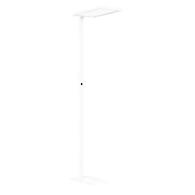 LED-Stehlampe FRISCH-Licht® STL, 80 W, 4900/5100/10000 lm, 840-4000 K, direktes/indirektes Licht, Touchdimmer & Memoryfunktion, IP20, weiss