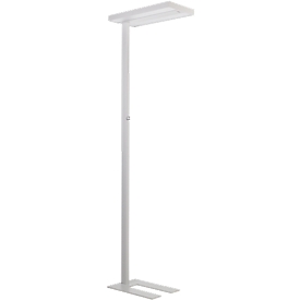 LED-Stehleuchte ALCO, weiss, Lichtfarbe Neutralweiss, 80W, dimmbar, mit Tageslicht- & Bewegungssensor