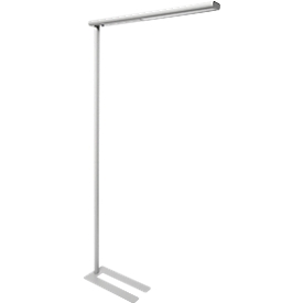 LED-Stehleuchte MAULjet, direktes/indirektes Licht, Leistung 51 W, 2617/3218 lm, weissaluminium RAL 9006