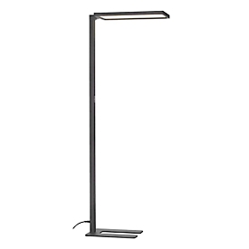 LED-Stehleuchte SLV Worklight, Touch-Dimmer, 7600 Lumen, 79 W, 200-240 V, PIR-Sensor, festverbaute LEDs, L 692 x B 310 x H 1950 mm, schwarz