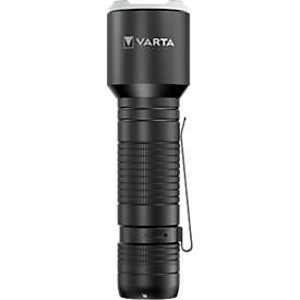 LED-Taschenlampe Varta Aluminium Light F30 Pro, 400 lm, 150 m Reichweite, bis 50 h, inkl. 3 AAA Batterien, ⌀ 36 x H 129 mm, Aluminium, schwarz