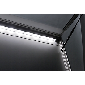 LED-verlichting voor vitrines WSM, 39 W, L 1305 mm, neutraal wit, voor binnen- en buitengebruik.
