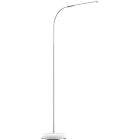LED-vloerlamp MAULpirro, vermogen 7 W, 4-staps dimmer, 390 lm, draaibaar, wit