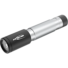 LED-zaklamp Ansmann Daily Use 50B, incl. 1× Micro AAA, 55 lm, 16,5 h, tot 36 m, L 85 x Ø 18 mm, aluminium behuizing, zwartgrijs