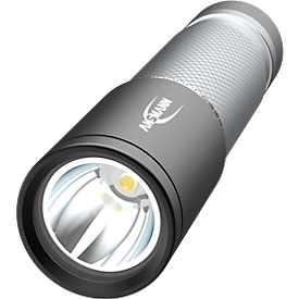 LED-zaklamp Ansmann Daily Use 70B, incl. 1× Mignon AA, 70 lm, 30 h, tot 67 m, L 92 x Ø 22 mm, aluminium behuizing, zwart-grijs