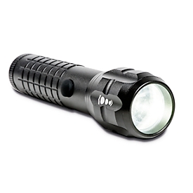 LED-zaklamp Maul MAULkronos S, vermogen 3 W, 192 lm, tot 192 m, 3 tot 14 h, 3 lichtniveaus, IPX4, incl. batterijen, aluminium, zwart
