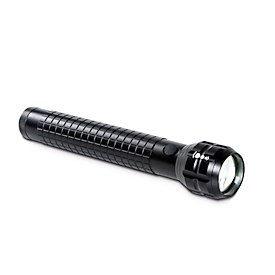 LED-zaklamp Maul MAULkronos XL, vermogen 10 W, 419 lm, tot 295 m, 33 tot 100 h, 3 lichtniveaus, IPX4, incl. batterijen, aluminium, zwart