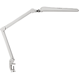 Ledbureaulamp MAULcraft, 970 lm, A+, draai-/buig-/in hoogte verstelbaar, dimbaar, met klemvoet