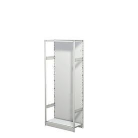Leeg archiefrek PROGRESS 500 T, basissectie, met achterwand, H 1900 x B 750 x D 340 mm