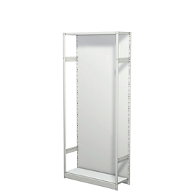 Leeg archiefrek PROGRESS 500 T, basissectie, met achterwand, H 2250 x B 960 x D 340 mm