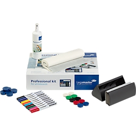 Legamaster 7-125500 professional whiteboard set, complete set, markers, cleaner, magnet, 27 pcs.