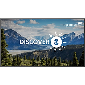 Legamaster DISCOVER 3 DIS-5520 monitor, 55 inch, 4K Ultra HD, 3840 x 2160, VA, 500 cd/m², zwart