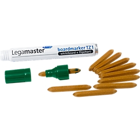 Legamaster Ersatzspitzen, für Boardmarker TZ1, Strichbreite 1,5 bis 3 mm, 10 Stück