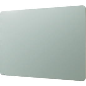 Legamaster glass board RC, with 2 magnets &amp; 1 glass board marker, W 1500 x D 4.4 x H 1000 mm, tempered safety glass, matt, sage green