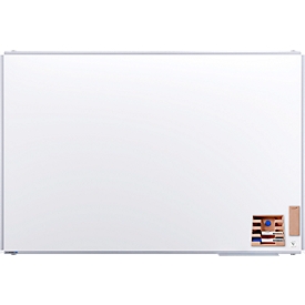 Legamaster PREMIUM PLUS-whiteboard, hoogte 1000 mm, breedte 1500 mm, met opbergbakje/2 stiften/bordwisser/stifthouder/magneet