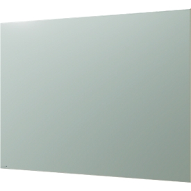 Legamaster Tableau en verre, avec 2 aimants &amp; 1 marqueur pour tableau en verre, L 1500 x P 4,4 x H 1000 mm, verre de sécurité trempé, mat, sage green