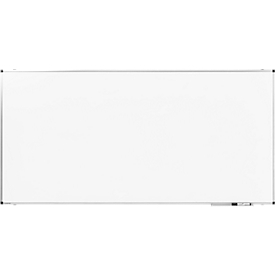 Legamaster whiteboard PREMIUM, staand/landschap, wit gelakt staal + aluminium frame, magnetisch, opbergbakje + accessoires, B 2000 x H 1000 mm