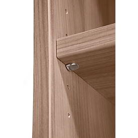 Legbord voor breedte 400, B 350 x D 350 mm, notenhoutpatroon