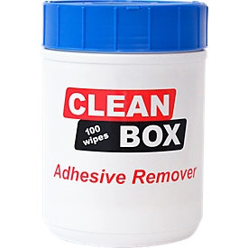 Leiterplatten-Reiniger CLEAN BOX Adhesive Remover, 100 Tücher in Zupfdose, f. Industrie-Anwendung