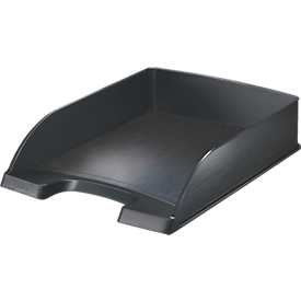 LEITZ® Ablagekorb Style, DIN A4, Kunststoff, satin schwarz
