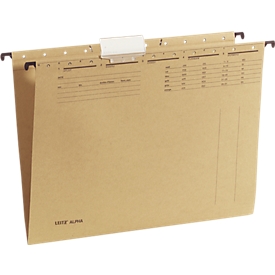 Leitz Alpha® hanging file 1915, for formats up to DIN A4, opening on the side, 10 pieces