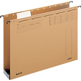 LEITZ® ALPHA hangmap 1941, met begrenzing aan de zijkanten, 60 mm kunststof bodem, 15 stuks