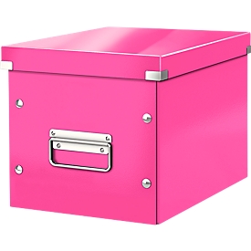 LEITZ® Aufbewahrungsbox Click + Store, für ovale/höhere Gegenstände 260 x 240 x 260 mm, pink