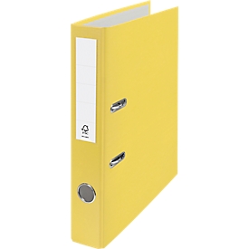 LEITZ® Classeur PP Economy, Swiss Edition, 50 mm, jaune