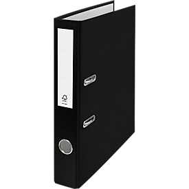 LEITZ® Classeur PP Economy, Swiss Edition, 50 mm, noir