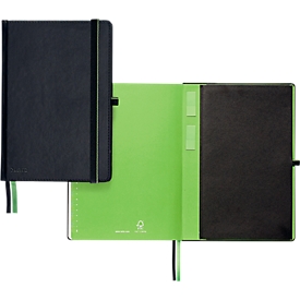 LEITZ® Complete Notizbuch 447100 DIN A4 kariert. schwarz