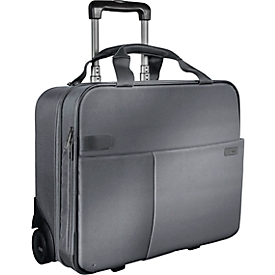 LEITZ Complete Trolley Business Smart Traveller 6059, avec compartiment pour ordinateur portable, 25 l, gris argenté