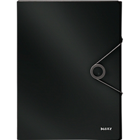 Leitz Dokumentenmappe Solid, DIN A4, aus PP, schwarz