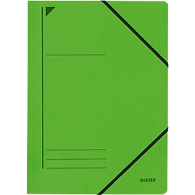 LEITZ® Eckspannmappe, DIN A4, Gummizugverschluss, grün