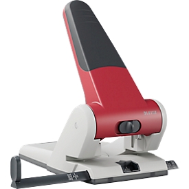 LEITZ® extra strong filing punch 5180, red