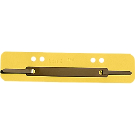 LEITZ® filing clips, cardboard, DIN A4, 25 pieces, yellow